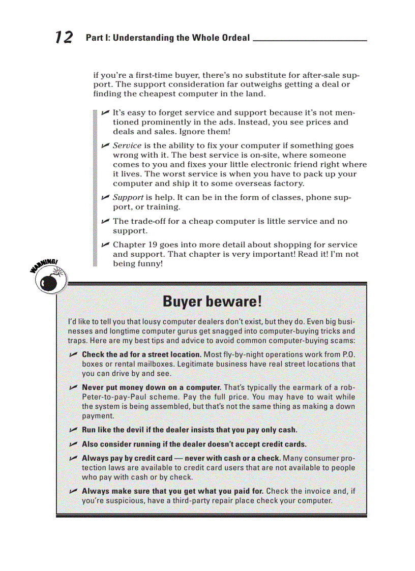 image for page Buying a computer for dummies