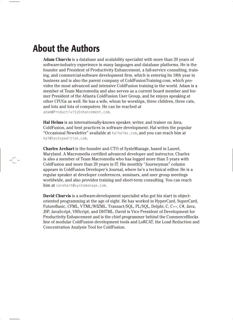 image for page Coldfusion mx bible