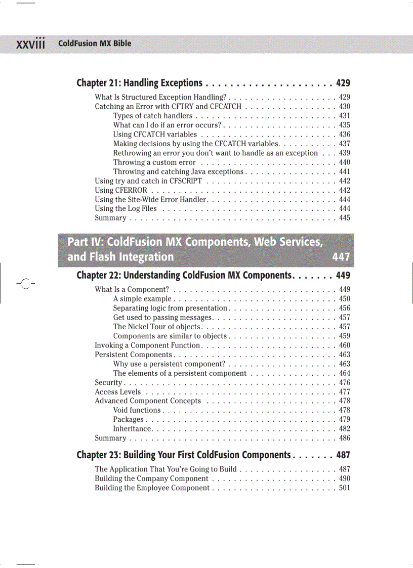 image for page Coldfusion mx bible