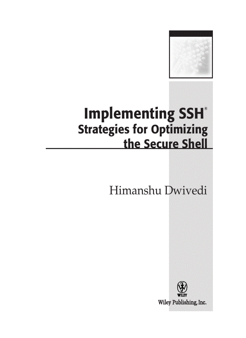 image for page Implementing ssh strategies for optimizing the secure shell