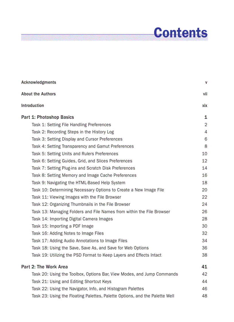image for page Adobe photoshop cs in 10 simple steps or less
