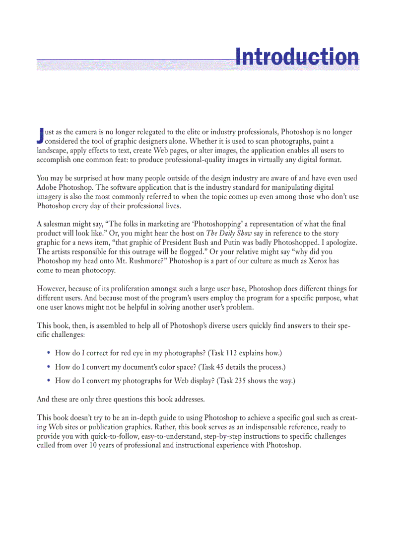 image for page Adobe photoshop cs in 10 simple steps or less