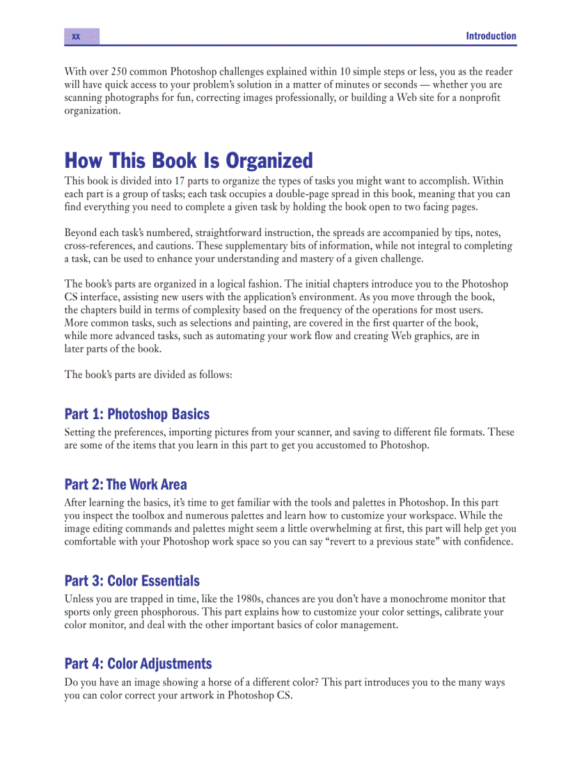 image for page Adobe photoshop cs in 10 simple steps or less