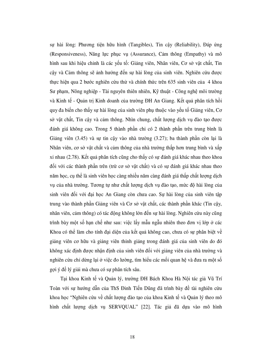 image for page Khảo sát sự hài lòng của sinh viên đối với hoạt động đào tạo tại trường đại học Khoa học Tự nhiên đại học Quốc gia TPHCM