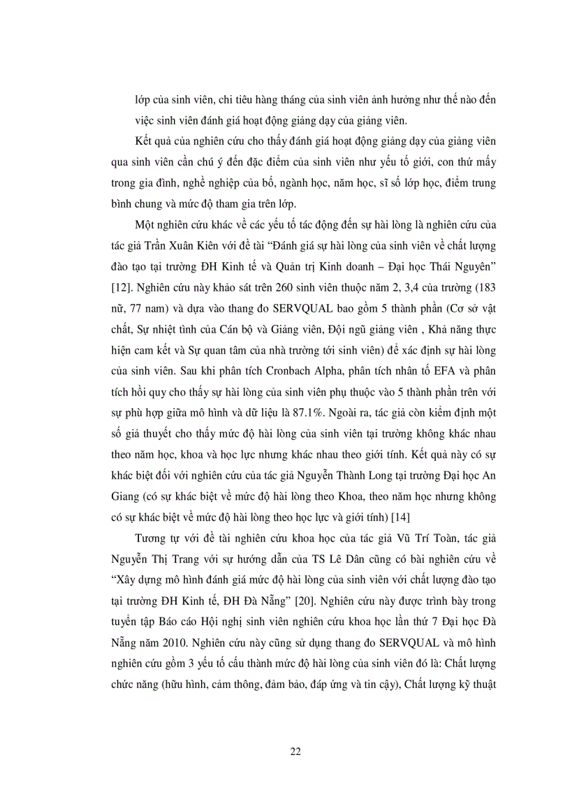 image for page Khảo sát sự hài lòng của sinh viên đối với hoạt động đào tạo tại trường đại học Khoa học Tự nhiên đại học Quốc gia TPHCM