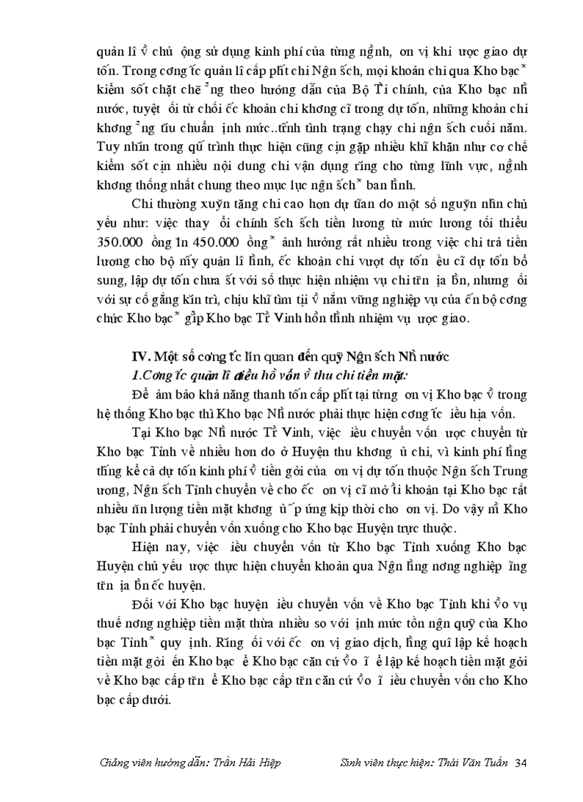 image for page Vai trò của Kho bạc Nhà nước trong quản lý quỹ ngân sách Nhà nước trên địa bàn Tỉnh Trà Vinh
