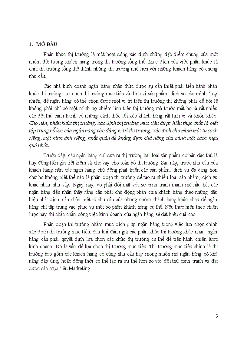 image for page Phân khúc thị trường ngành ngân hàng