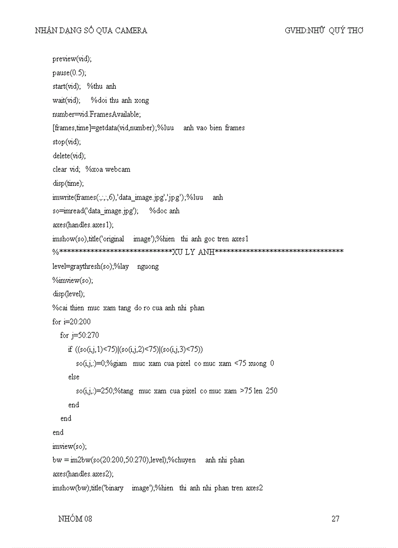 image for page Nhận dạng số qua Camera Đồ án xử lý ảnh