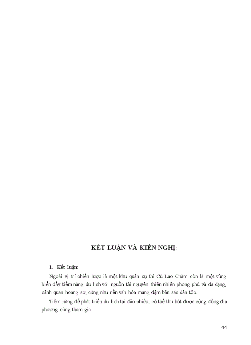 image for page Nghiên cứu tiềm năng phát triển du lịch và đề xuất giải pháp du lịch sinh thái bền vững tại xã đảo Cù Lao Chàm TP Hội An Quảng Nam