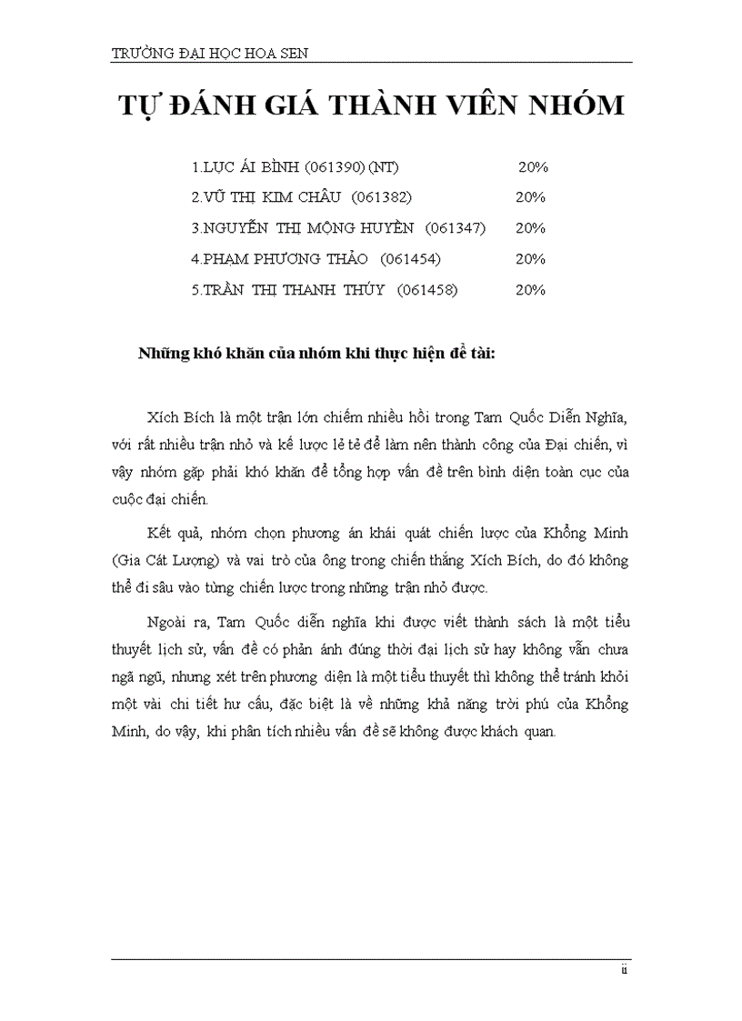 image for page Chiến lược của Khổng Minh trong trận Xích Bích trích Tam Quốc Diễn Nghĩa tiểu luận Lý thuyết trò chơi