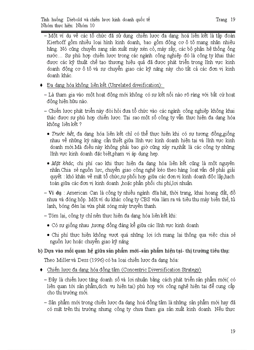 image for page Chiến lược kinh doanh quốc tế của Diebold