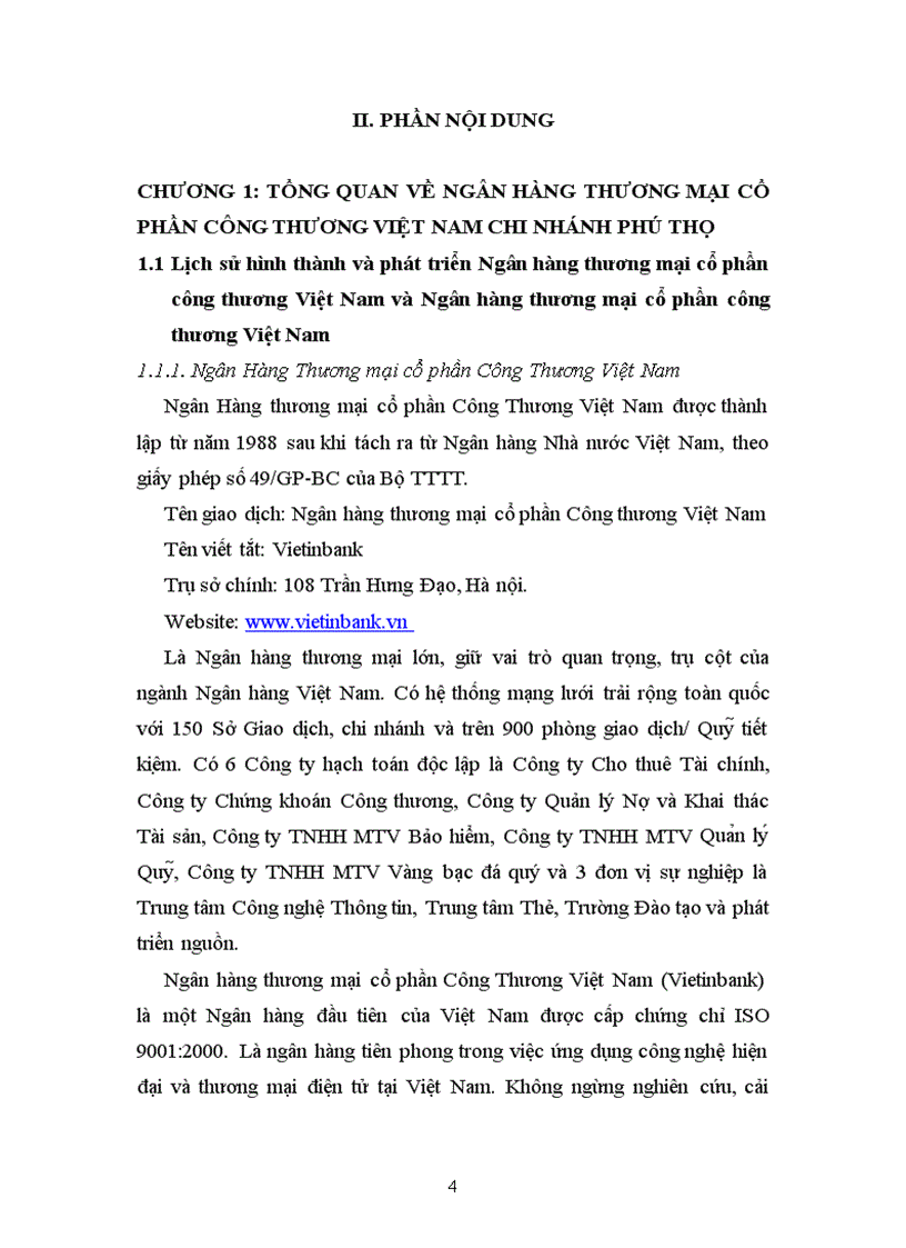 image for page Thực trạng huy động tiền gửi tiết kiệm tại Ngân hàng thương mại cổ phần Công Thương Việt Nam Chi nhánh Phú Thọ