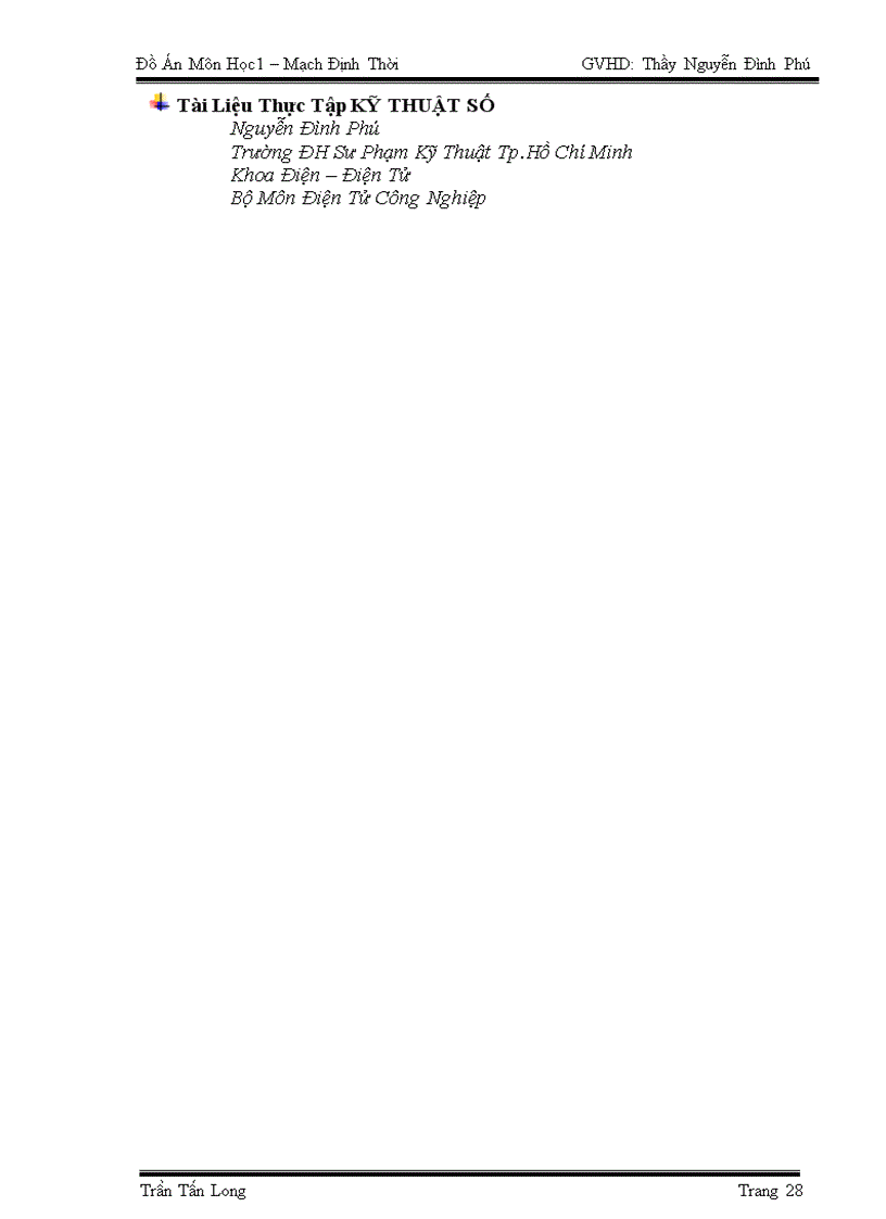 image for page Mạch Định Thời sử dụng các IC số