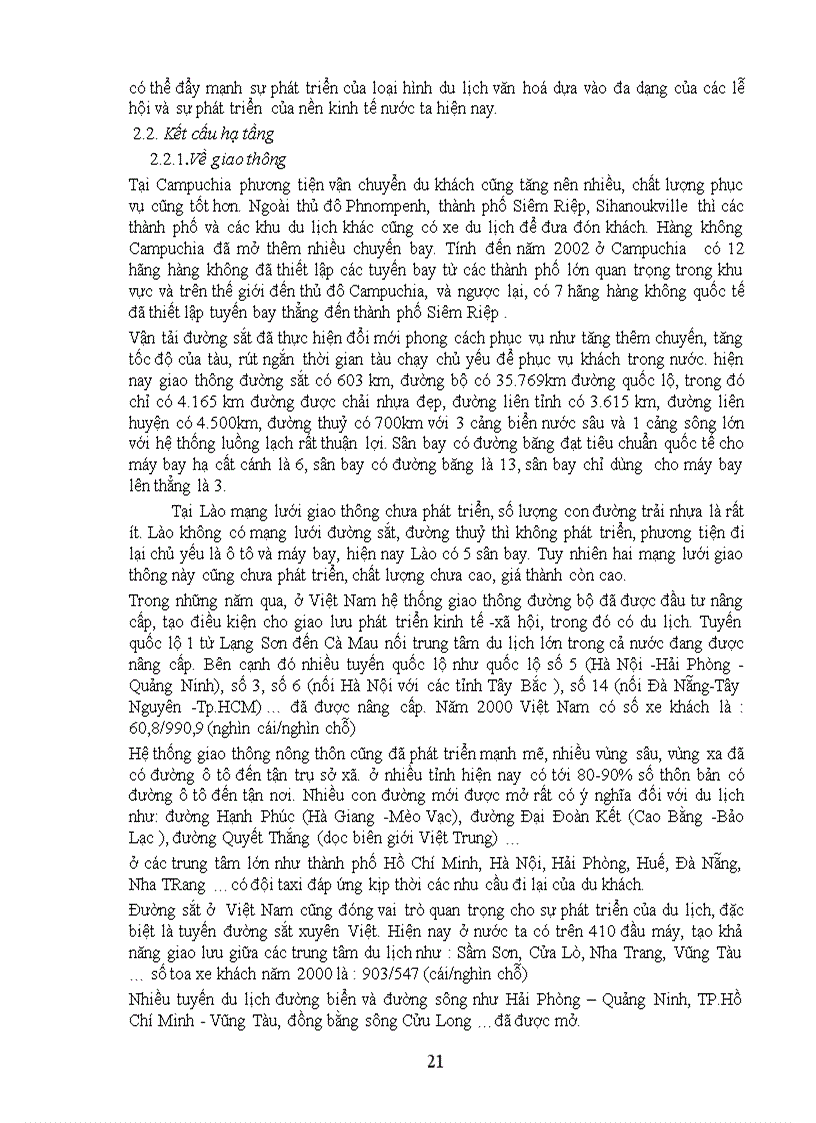 image for page Đánh giá lợi thế cạnh tranh của ngành du lịch Việt Nam trên bán đảo Đông dương