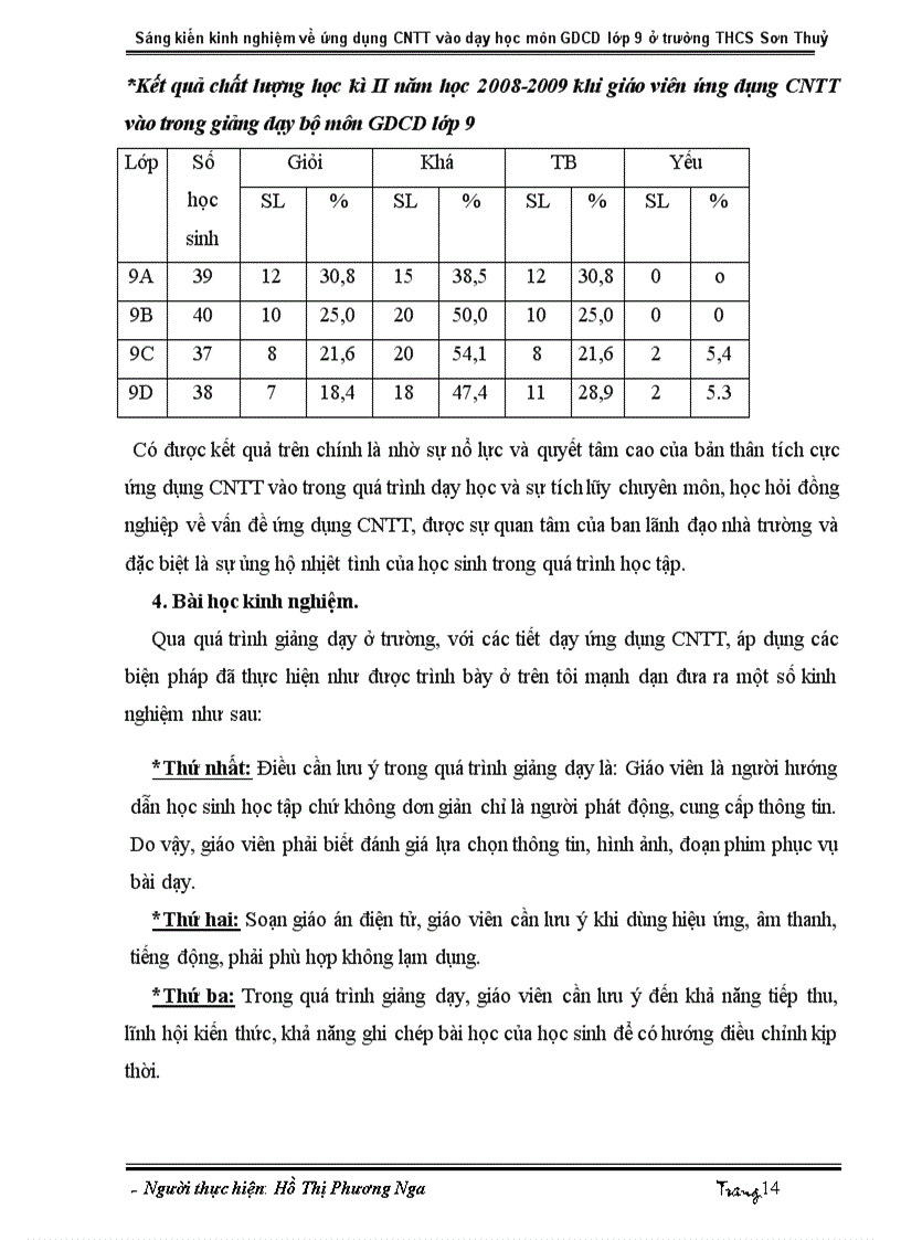 image for page Ứng dụng CNTT vào dạy học môn GDCD lớp 9 ở trường THCS Sơn Thuỷ