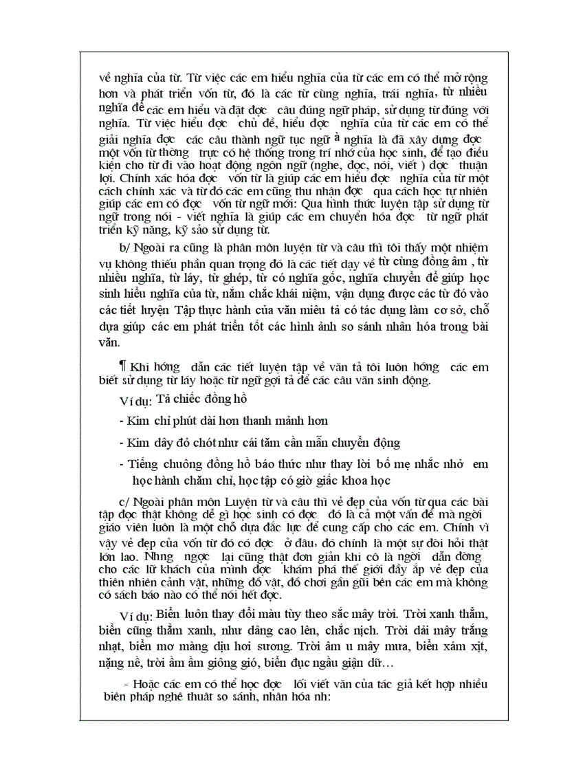 image for page Khắc phục một số vướng mắc của học sinh lớp 4 khi làm dạng bài văn miêu tả đồ vật