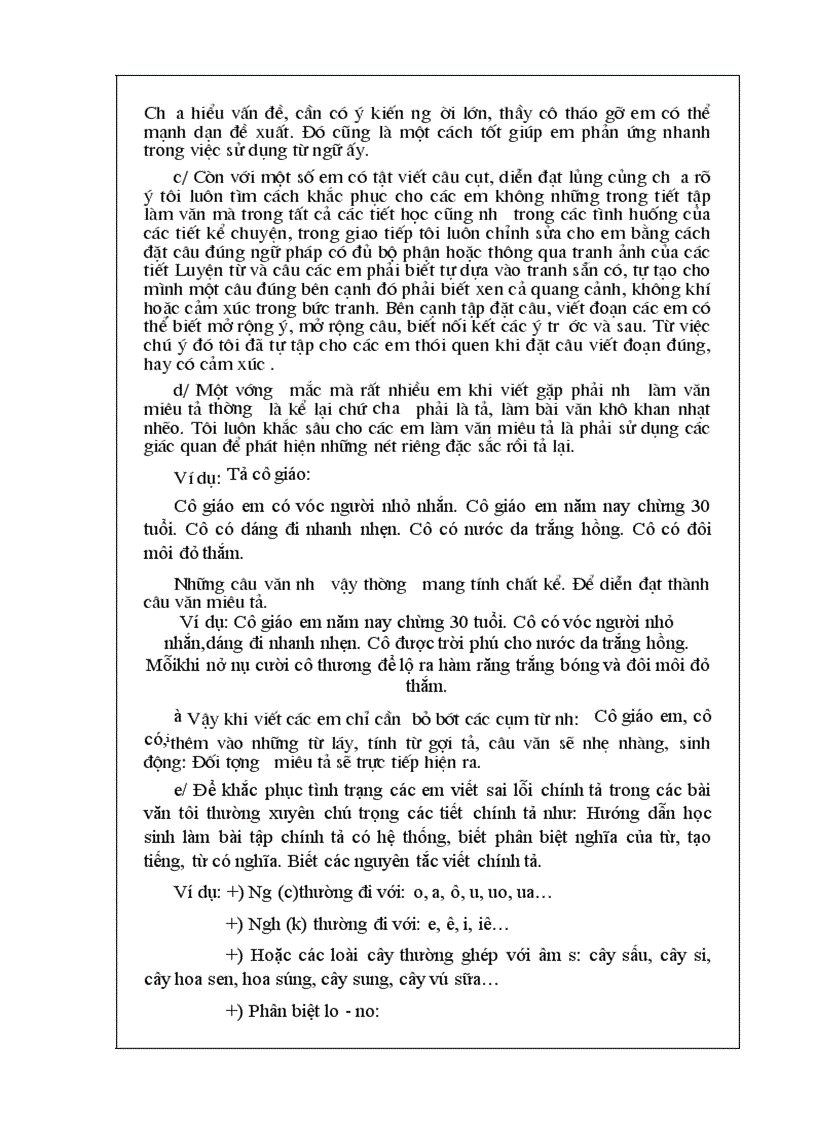 image for page Khắc phục một số vướng mắc của học sinh lớp 4 khi làm dạng bài văn miêu tả đồ vật
