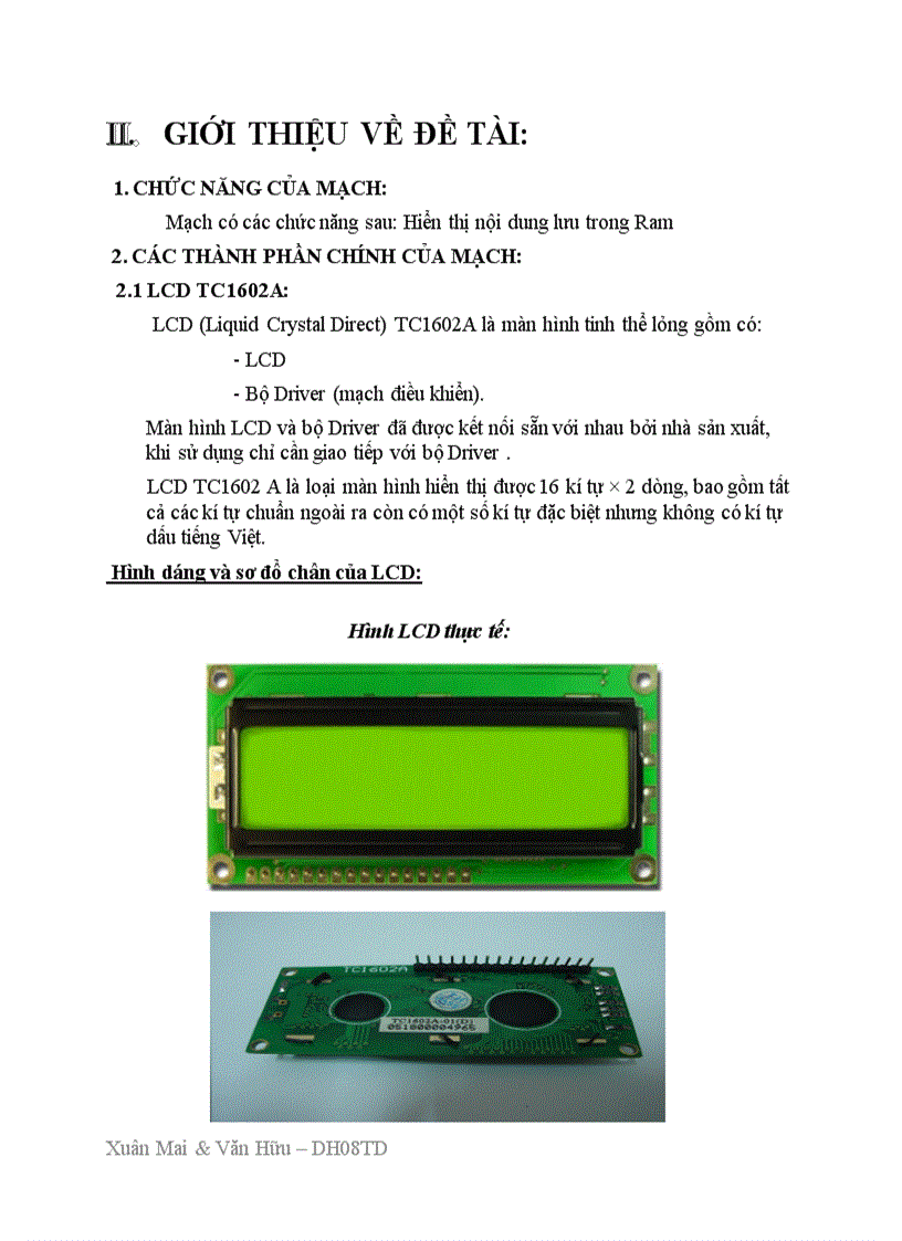 image for page Hiển thị chữ ra LCD