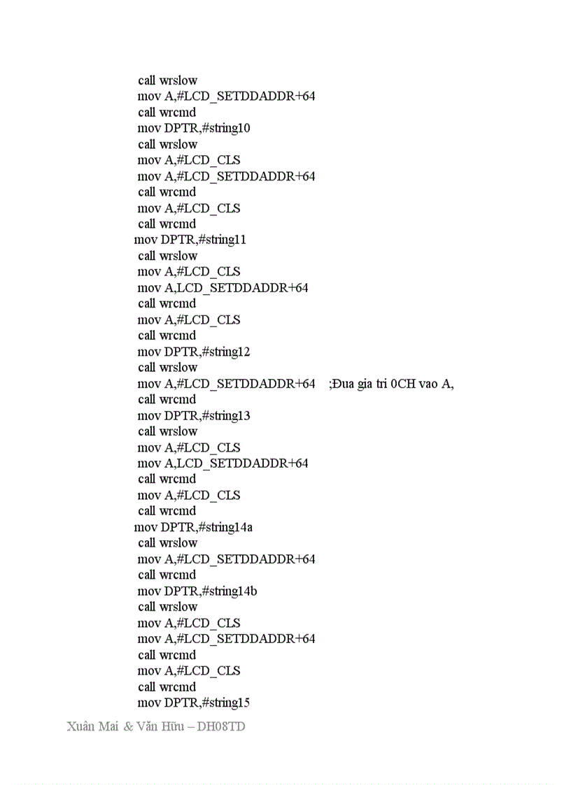 image for page Hiển thị chữ ra LCD