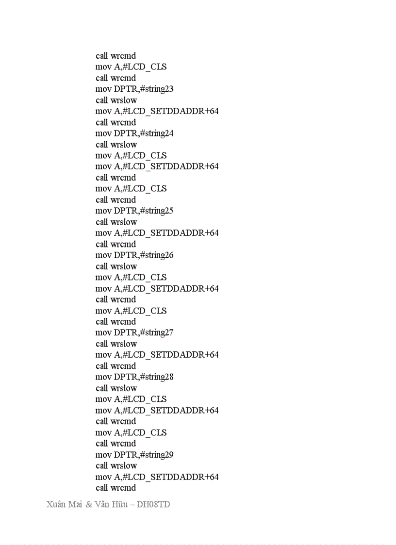 image for page Hiển thị chữ ra LCD