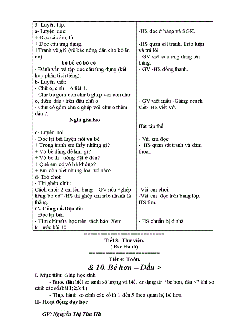 image for page Học vần Bài l h