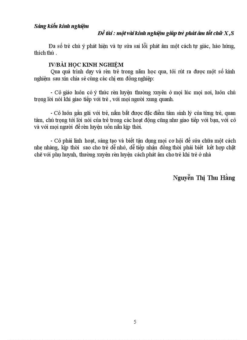 image for page Giúp trẻ phát âm tốt chữ X và S