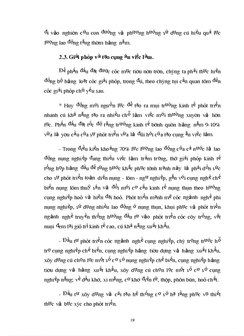 image for page Tình hình thất nghiệp và việc làm ở Việt Nam