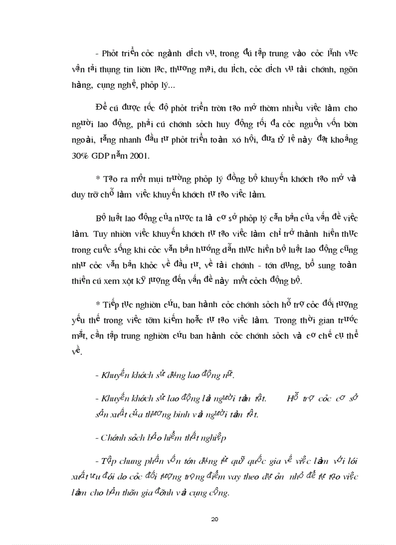 image for page Tình hình thất nghiệp và việc làm ở Việt Nam