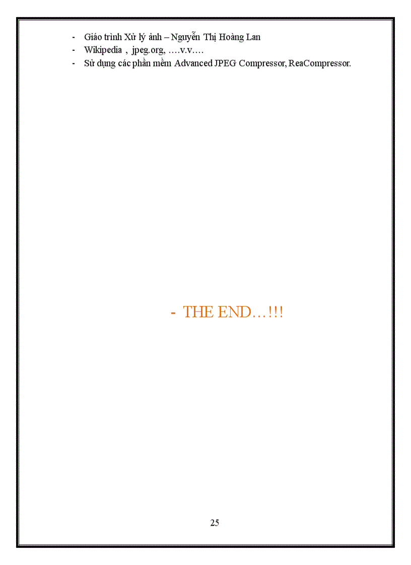 image for page Công nghệ nén ảnh JPEG chuẩn JPEG và các loại JPEG Thử nghiệm trên ứng dụng cụ thể
