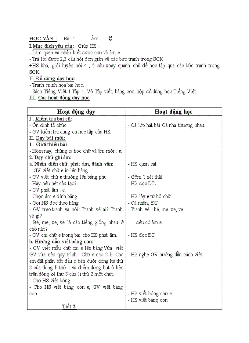 image for page HỌC VẦN âm E