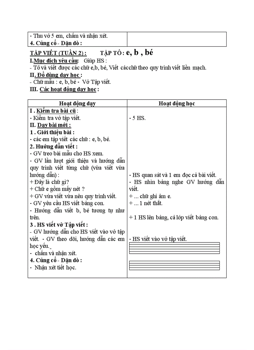 image for page Tập viết Tô các nét cơ bản