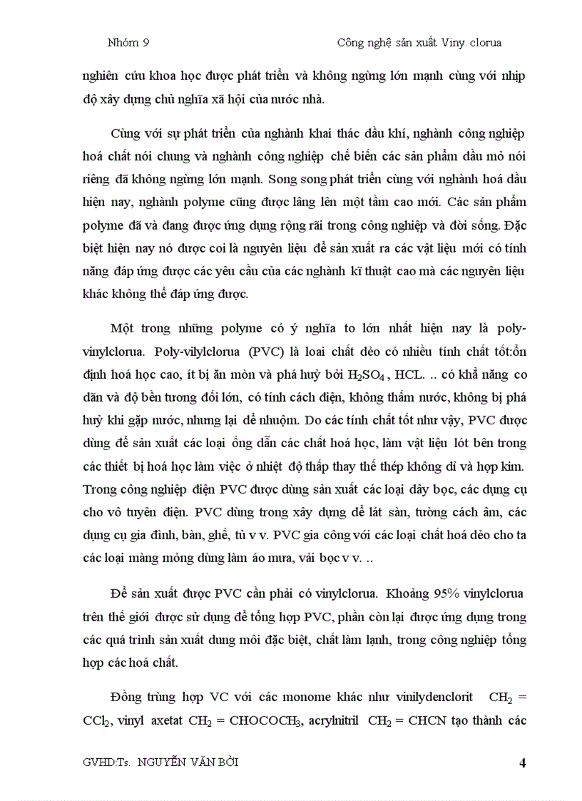 image for page Công nghệ sản xuất Viny clorua