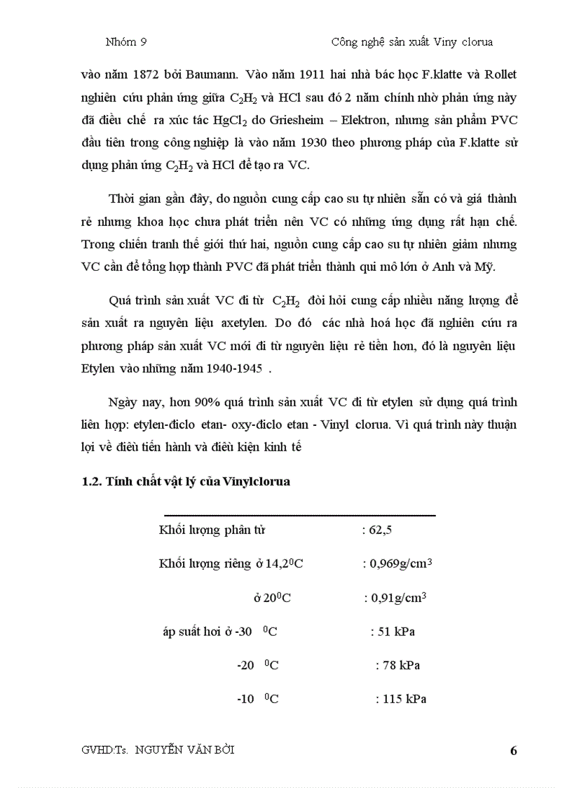 image for page Công nghệ sản xuất Viny clorua