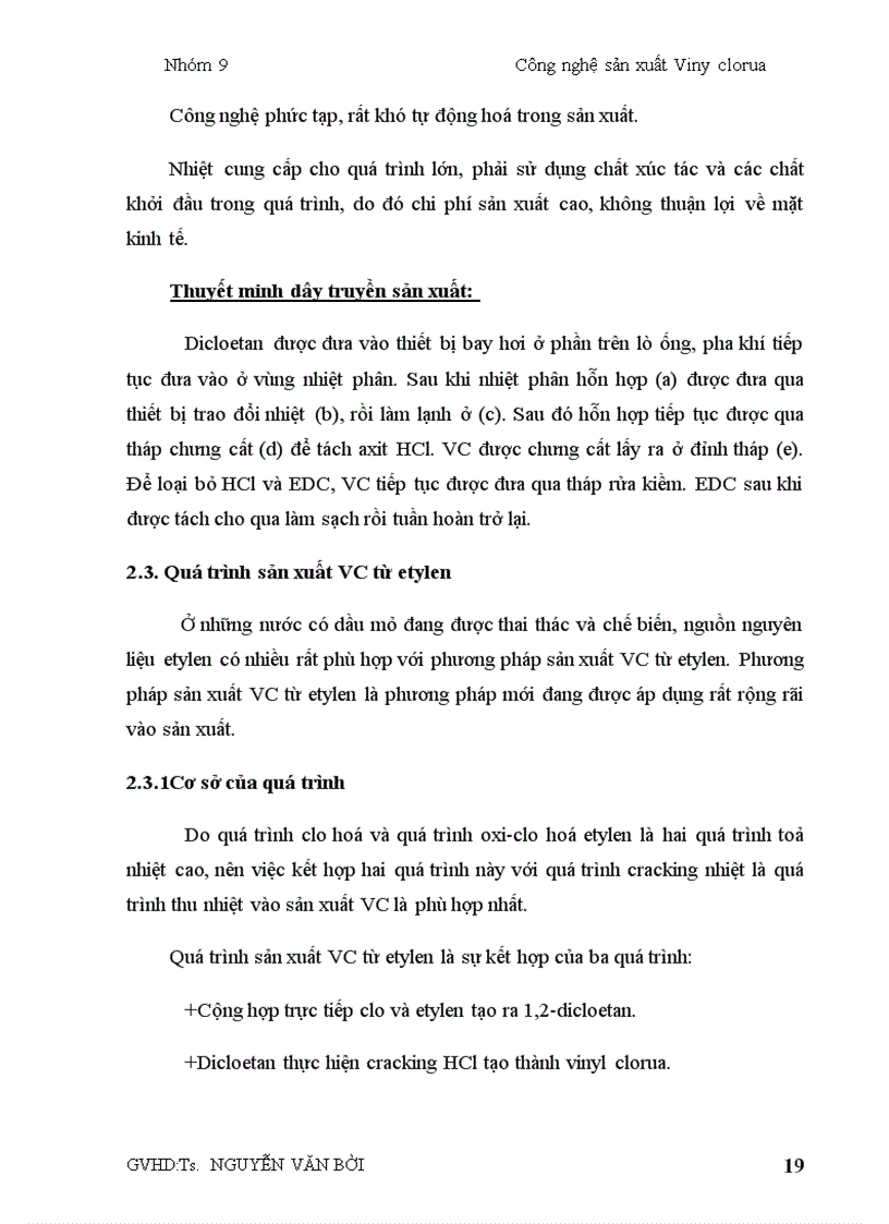 image for page Công nghệ sản xuất Viny clorua