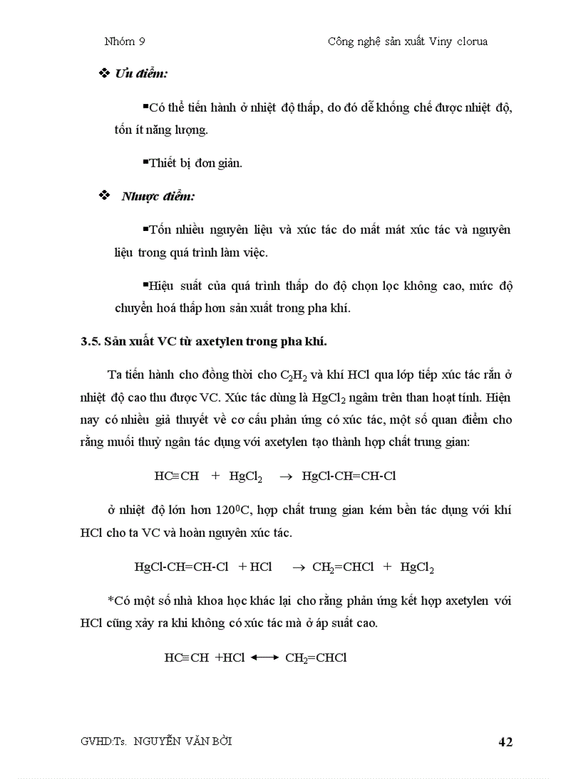 image for page Công nghệ sản xuất Viny clorua