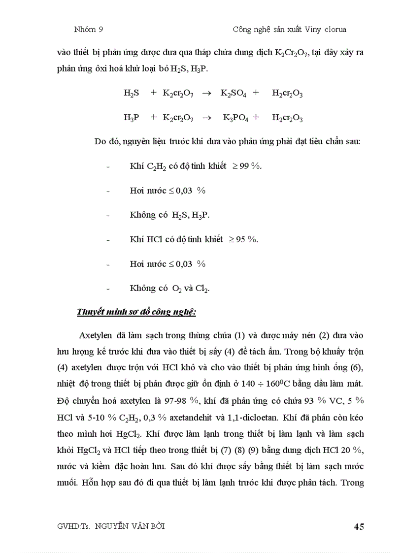 image for page Công nghệ sản xuất Viny clorua