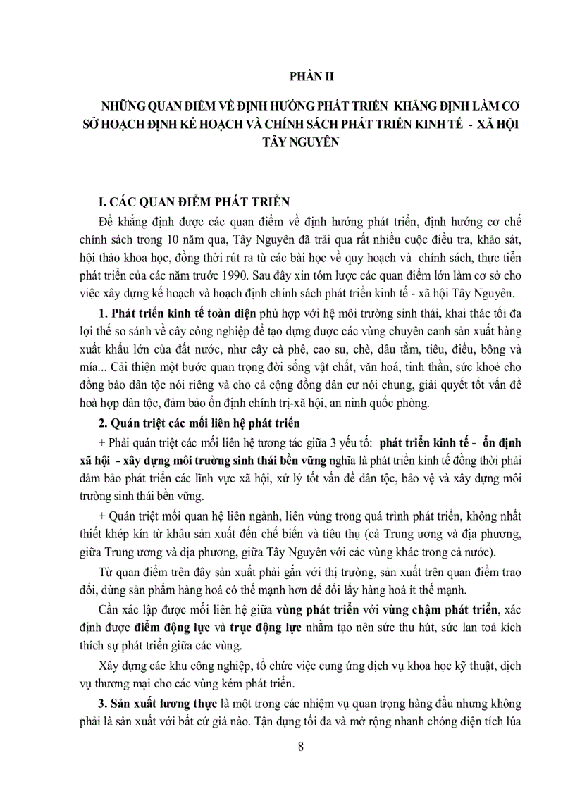 image for page Báo cáo về tình hình thực hiện các chủ trương chính sách phát triển kinh tế xã hội Tây Nguyên trong thời gian 1990 1999