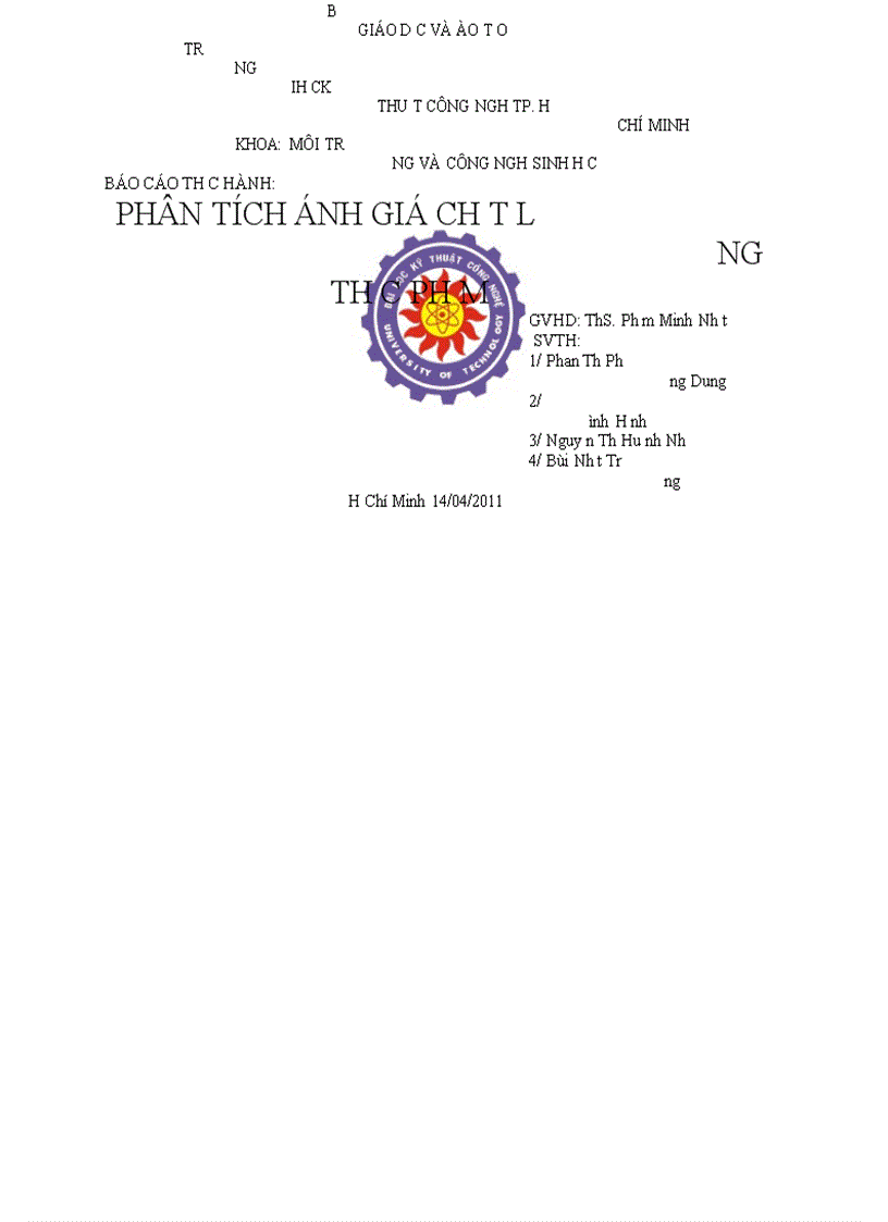 image for page Phân tích đánh giá chất lượng sản phẩm