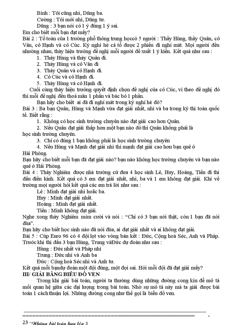 image for page Những bài toán lớp 5 hay nhất