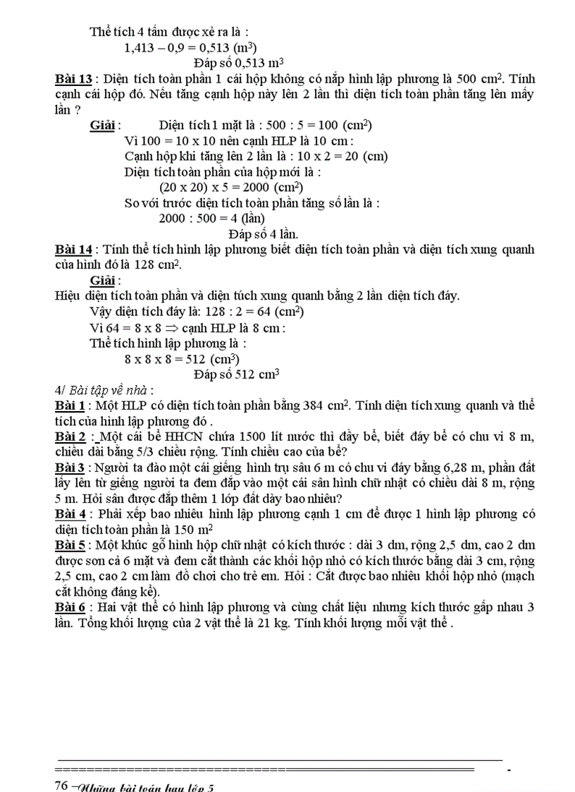 image for page Những bài toán lớp 5 hay nhất