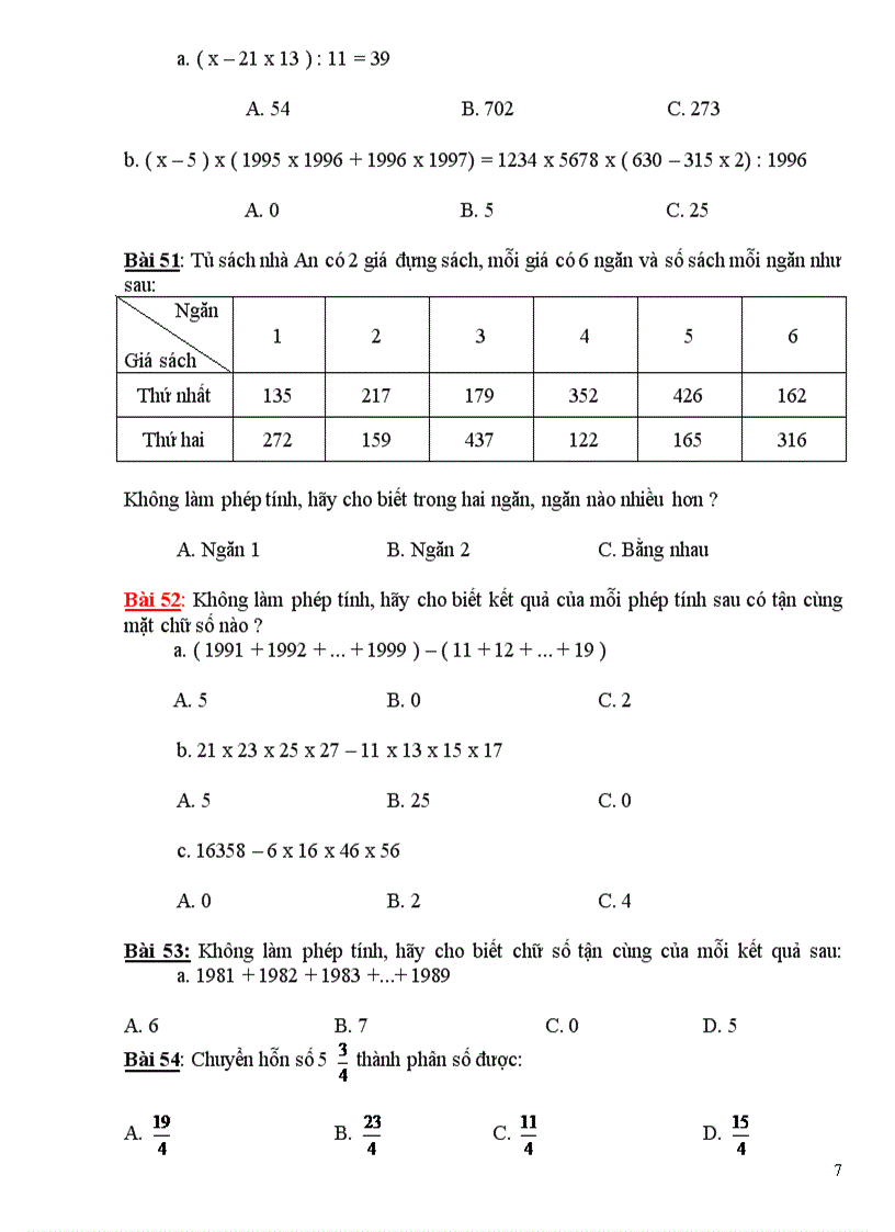 image for page 100 bài toán trắc nghiệm lớp 5