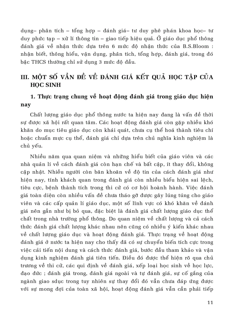 image for page Đổi mới đánh giá kết quả học tập của học sinh Trung học cơ sở môn thể dục