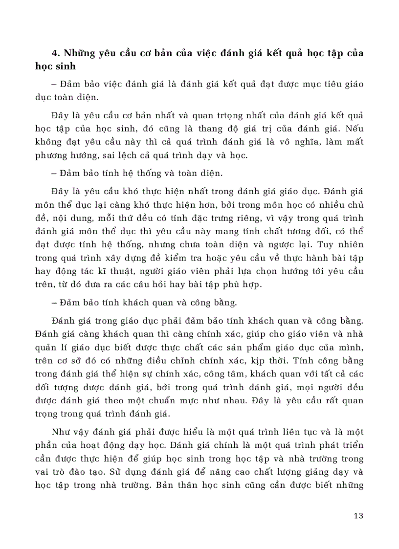 image for page Đổi mới đánh giá kết quả học tập của học sinh Trung học cơ sở môn thể dục