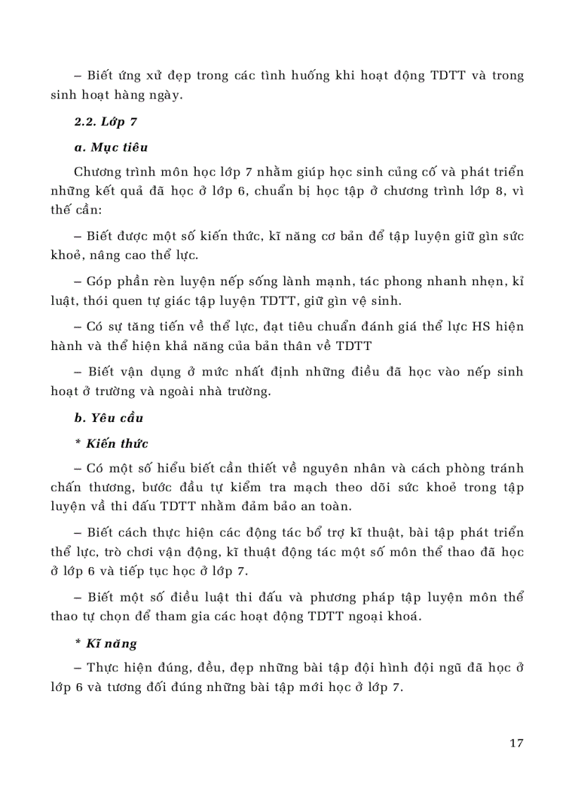 image for page Đổi mới đánh giá kết quả học tập của học sinh Trung học cơ sở môn thể dục