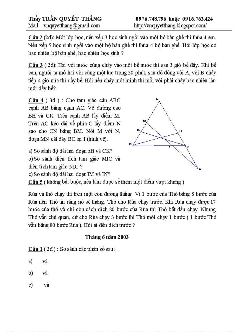 image for page Tuyển tập đề toán của trường Marie Curie