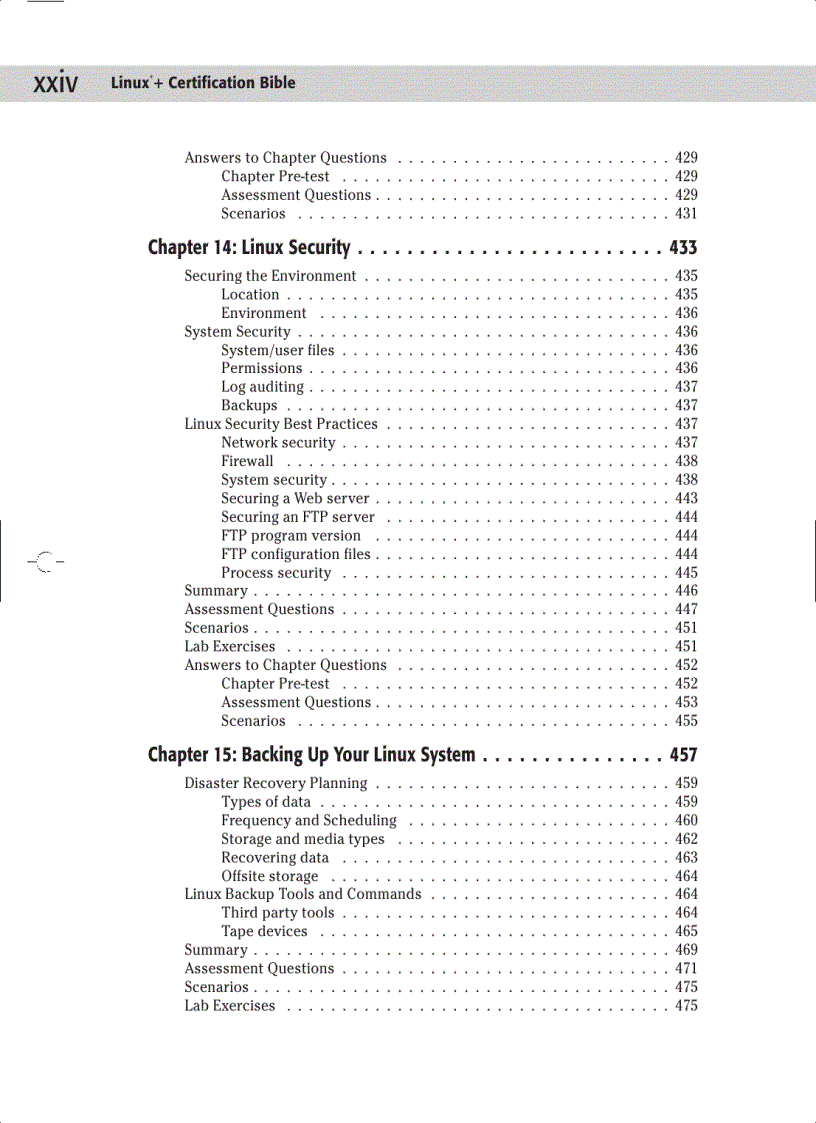 image for page Linux certification bible