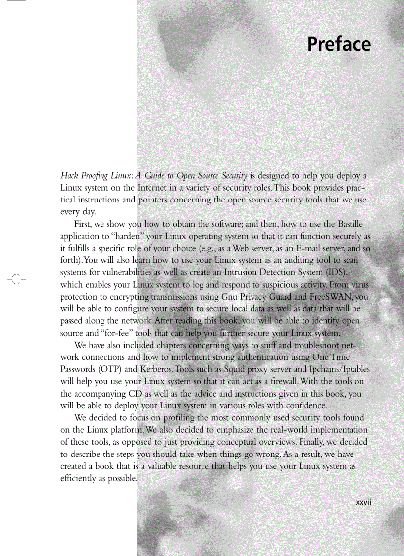 image for page Hack Proofing Linux