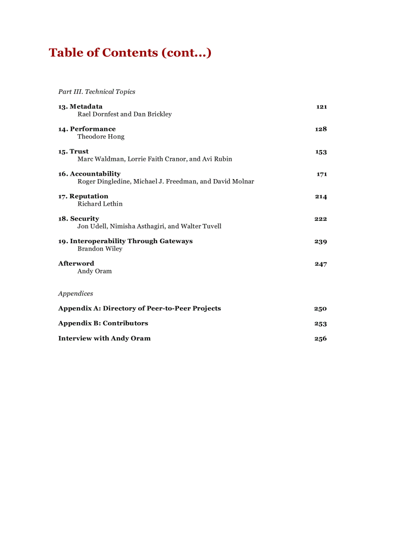 image for page Peer to peer harnessing the power of disruptive technologies