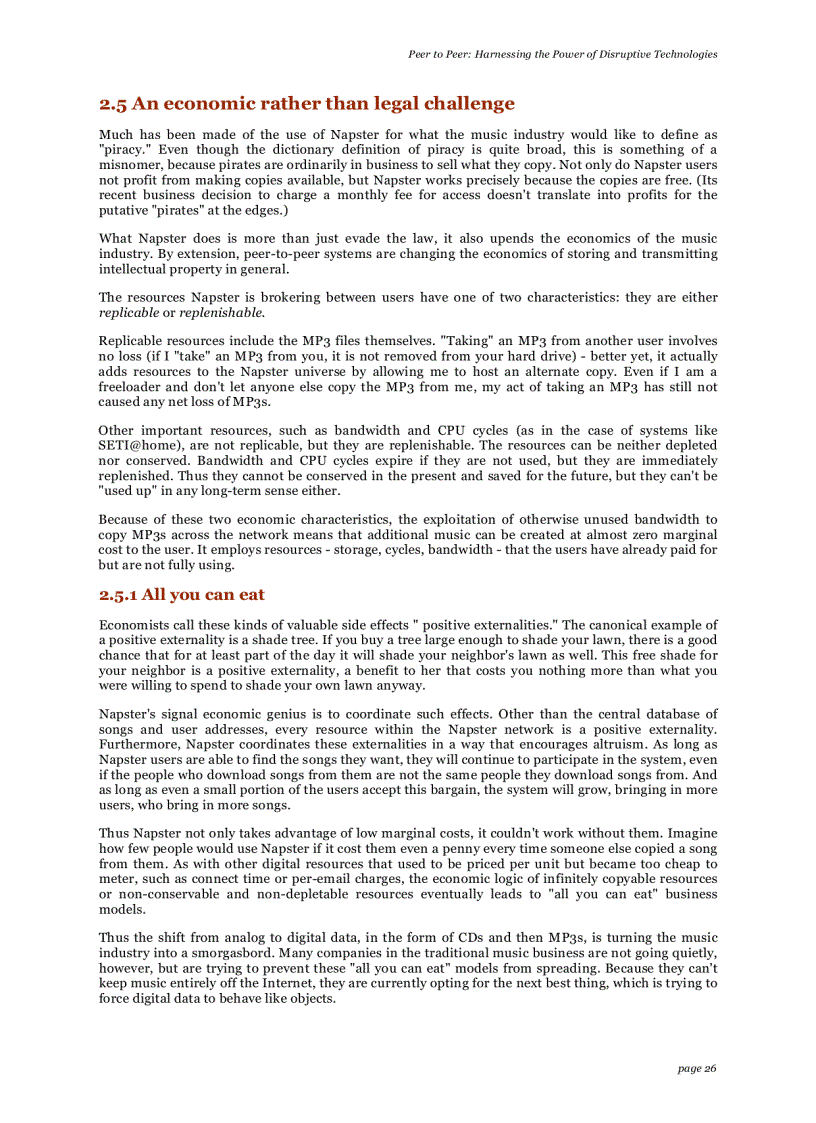 image for page Peer to peer harnessing the power of disruptive technologies