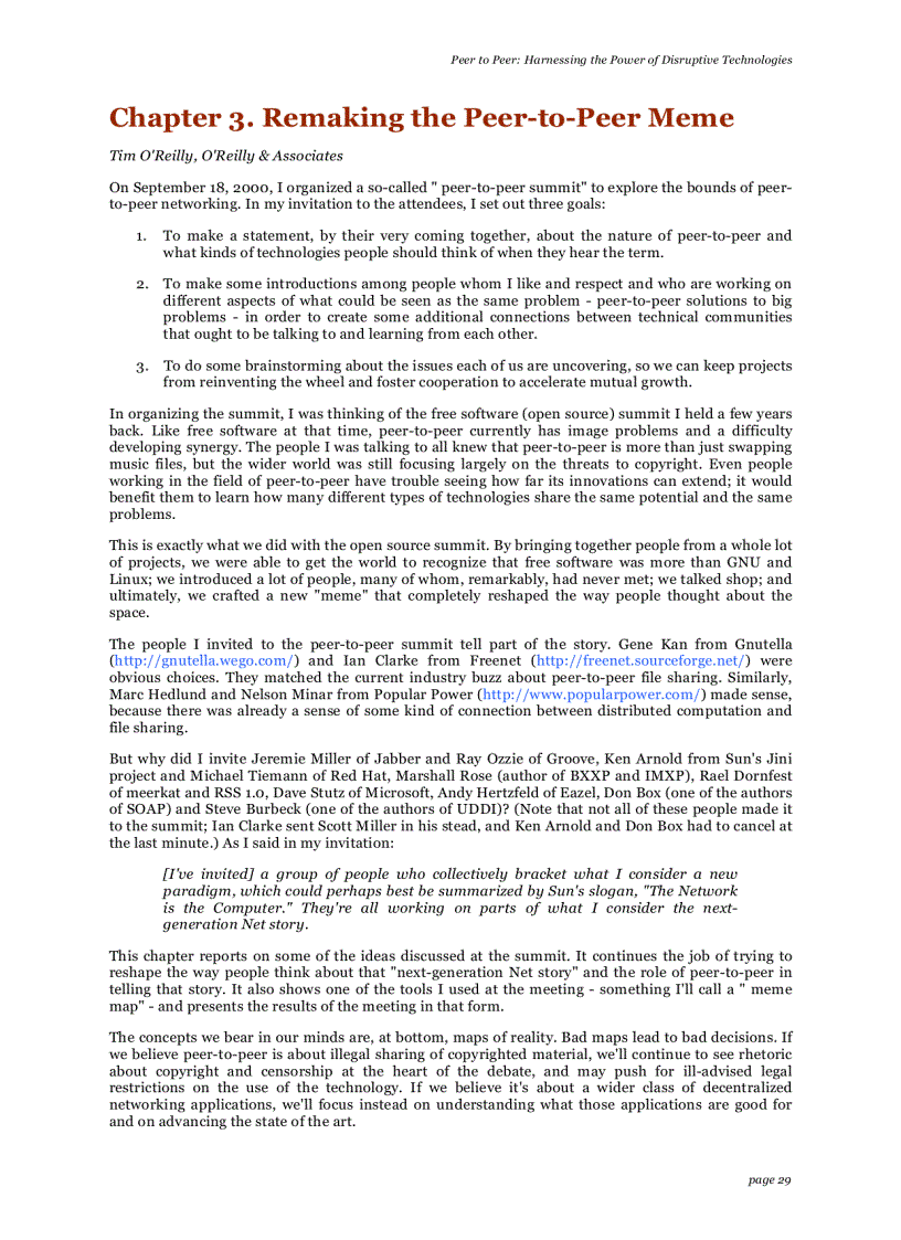 image for page Peer to peer harnessing the power of disruptive technologies